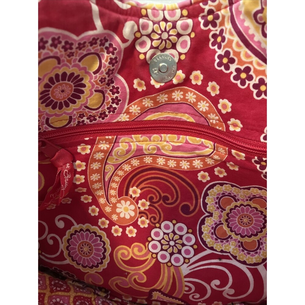 Vera Bradley Tote In Raspberry Fizz Pattern Mediu… - image 4